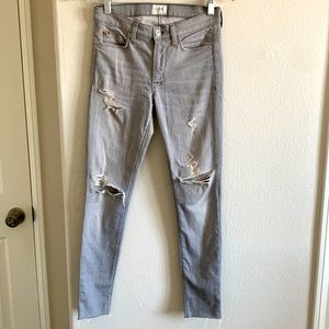 Hudson super skinny distressed stretch Jeans 26W